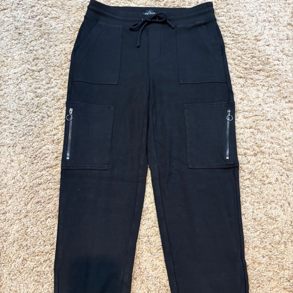 WHBM The Jogger Knit Cargo Pants, Zip Pockets, Zip Ankles, Women's XS - Picture 3 of 11